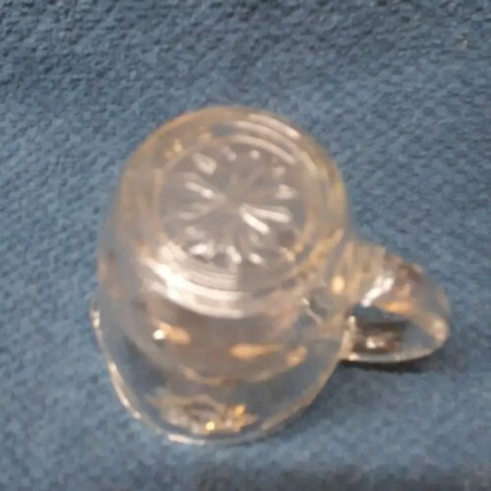 Anchor Hocking Early American Prescut Glass EAPC Clear Creamer